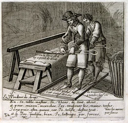 Illustration av fabler av Jean de La Fontaine (gravyr)