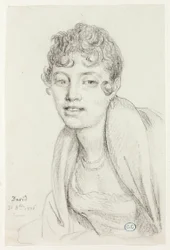 Byst av Angelique Mongez