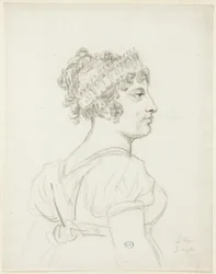 Byst av Caroline Bonaparte, prinsessan Murat, drottningen av Neapel