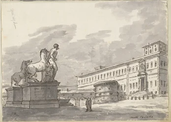 Monte Cavallo, med hästtämjarna
