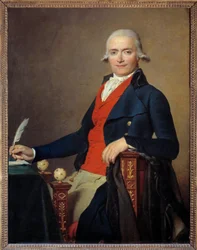 Porträtt av minister Gaspard meyer (1749-1799) Målning av Jacques Louis David (1748-1825) 1795