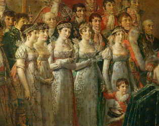 Napoleons kröning i Notre-Dame …