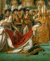 Napoleons kröning i Notre-Dame …