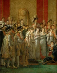 Napoleons kröning i Notre-Dame …