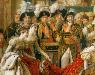 Napoleons kröning i Notre-Dame …