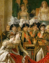 Napoleons kröning i Notre-Dame …