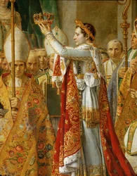 Napoleons kröning i Notre-Dame ...