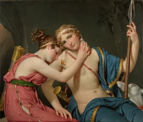 Telemachos och Eucharis farväl