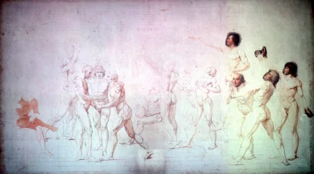 Eden på tennisbanan, 1791.