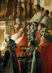Kröningen av kejsar Napoleon I Bonaparte …
