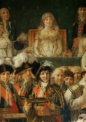 Kröningen av Napoleon I genom påve Pius VII i katedralen Notre-Dame de Paris …