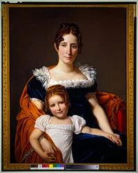 Vicomtesse Vilain XIIII och hennes dotter