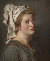 Ung kvinna med turban, ca 1780
