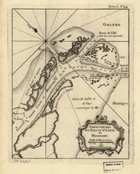 Louis eller Mississippiflodens mynningar. 1763. LOC 74693011