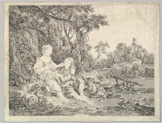 Pensant-ils au Raisin Are They Thinking About the Grape, 1700-talet.