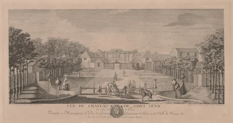 Chateau Saint Ouen från hovet.