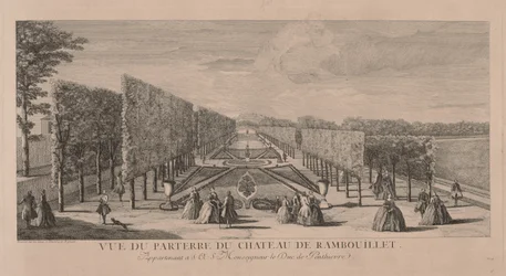 Blomsterträdgården i Chateau Rambouillet