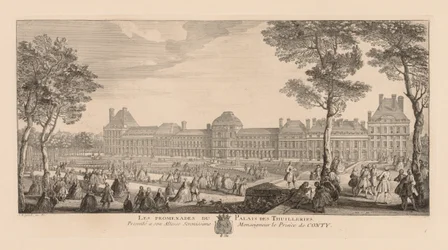 Promenaderna i Palais des Tuileries