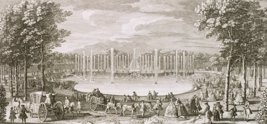 Vy över Neptunusfontänen, Versailles