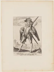 Musketör, från Officerare och soldater i kejsar Rudolf II:s livgarde