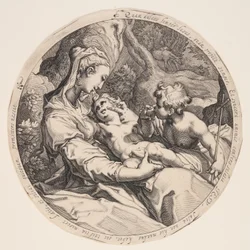 Jungfru Maria med barnet och Johannes Döparen