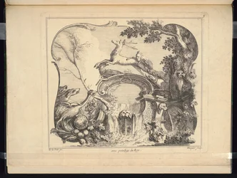 Design för Cartouche Forming a Bridge (horisontell)