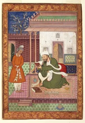 En lärd man med sin elev, ca 1570