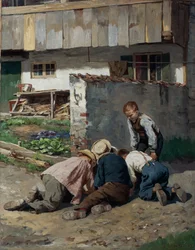 Spelande pojkar