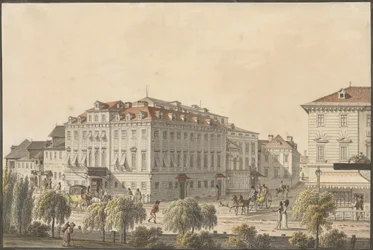Teatern i Wien, ca 1816.