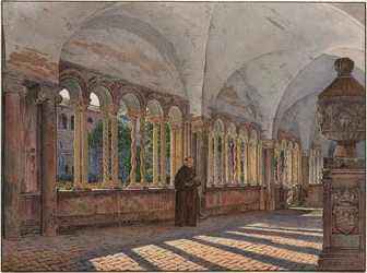 Utsikt över klostret San Giovanni i Laterano, Rom