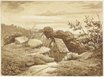 Gård i ett landskap