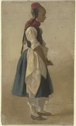 Hessisk bondflicka