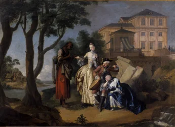 Fortune Taling Gypsy, 1762