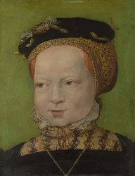Porträtt av en flicka, ca 1545