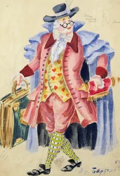 Kostymdesign för Mozarts "Figaros bröllop"