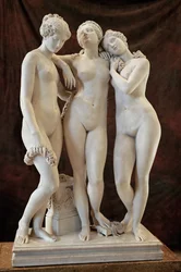 Les Trois Graces - de tre gracerna, Salong 1831 ...