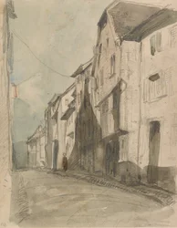 En gata i Saverne, 1858.