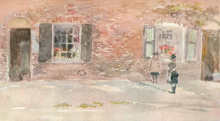 En studie, från skissen i akvarell av J McNeill Whistler, c1880-talet 1903-1904.