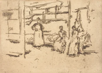 Efter försäljningen, Hounsditch, ca. 18861888.