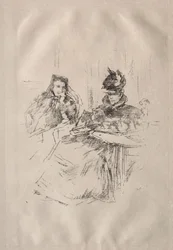 Afternoon Tea, Mrs Phillips och Mrs Charles Whibley.