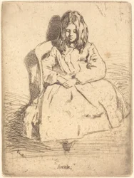 Annie Sittande, 1858.