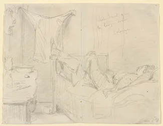 Väntar på att tvätten ska torka! Köln, 1858.