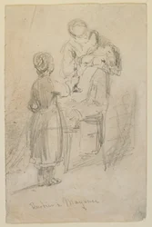 Frisör i Mainz, 1858.