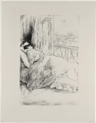Vid balkongen, 1896
