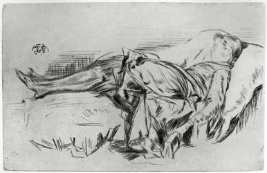 Barn på en soffa, 1800-talet 1904.