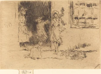 Stugadörr, ca. 18841886.