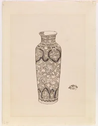 Cylindrisk burk, 1876-1878.