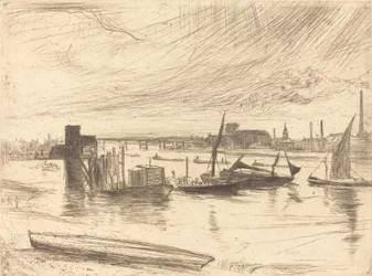 Tidig morgon, Battersea, 1861.