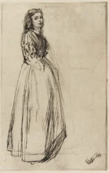 Fumette, stående, 1859.