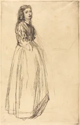 Fumette, stående, 1859.